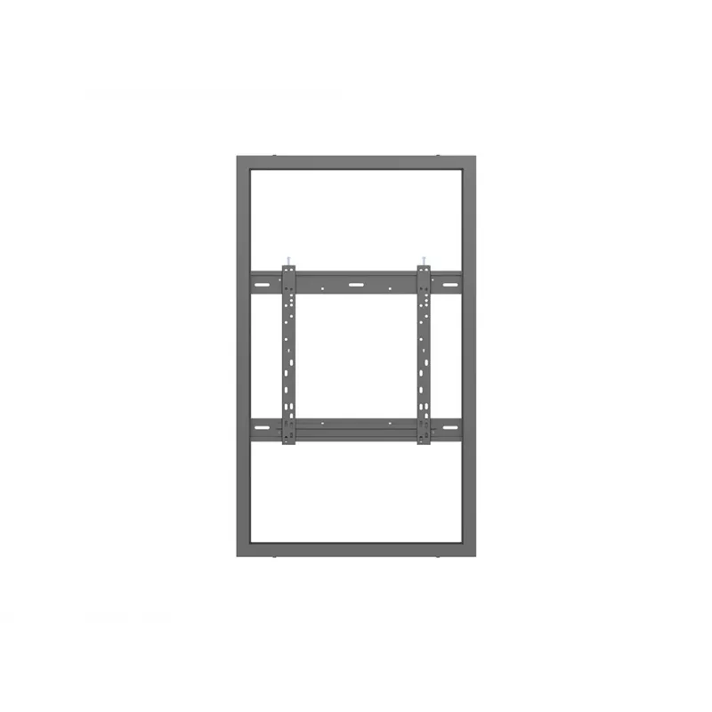 Multibrackets M Pro Series Obudowa 50 cali Ścienna Średnia Czarna Stal Pozioma/Pionowa