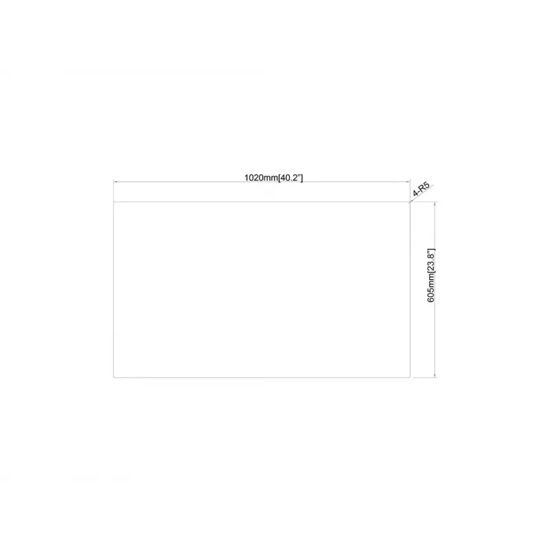 Folia ochronna Multibrackets M Safety Sheet Polycarbonate 43 Transparent