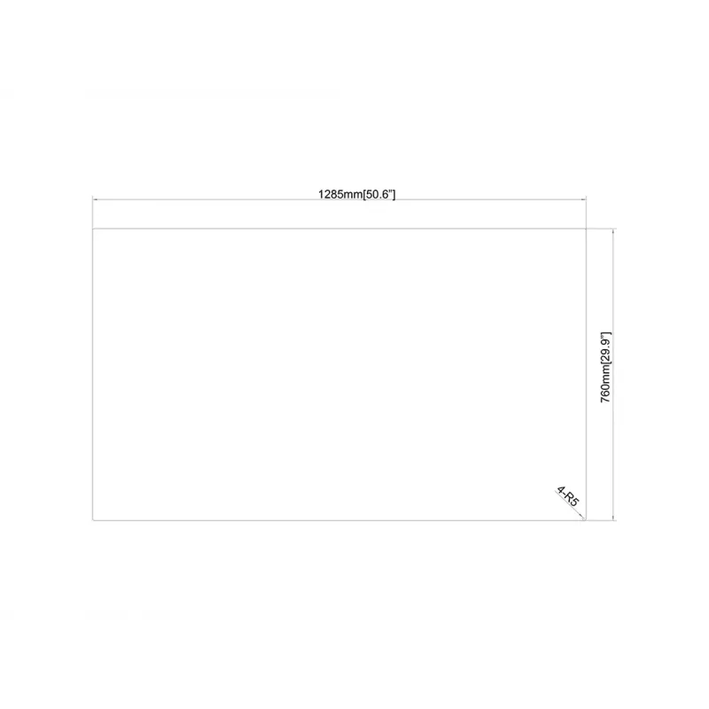Multibrackets M Pro Series - Folia ochronna z poliwęglanu 55 cali