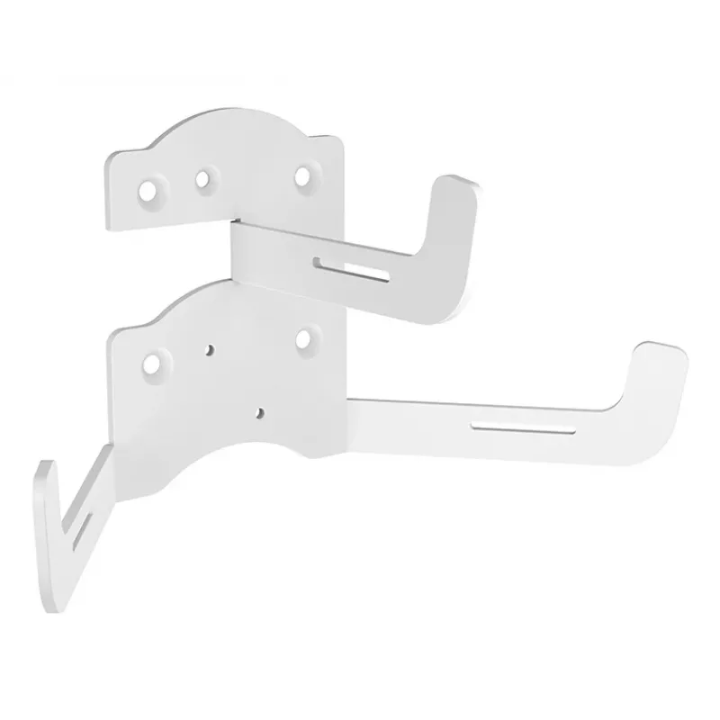 Wall kabel Management Multibrackets M Stal Biały — do zorganizowanego prowadzenia kabli