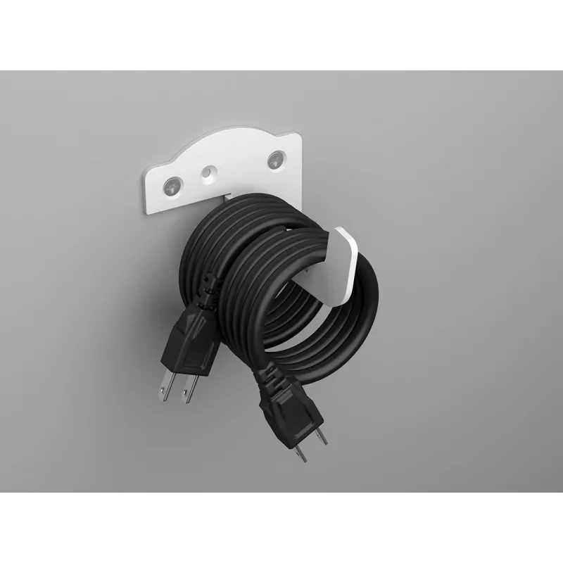 Wall kabel Management Multibrackets M Stal Biały — do zorganizowanego prowadzenia kabli