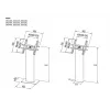 Multibrackets M Pro Series Kiosk Czarny 15-32 inch 20 kg 75x75-400x400