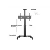 Multibrackets M Motorized Public Floorstand Single Pillar 170 HD