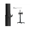 Multibrackets M Motorized Public Floorstand Single Pillar 170 HD