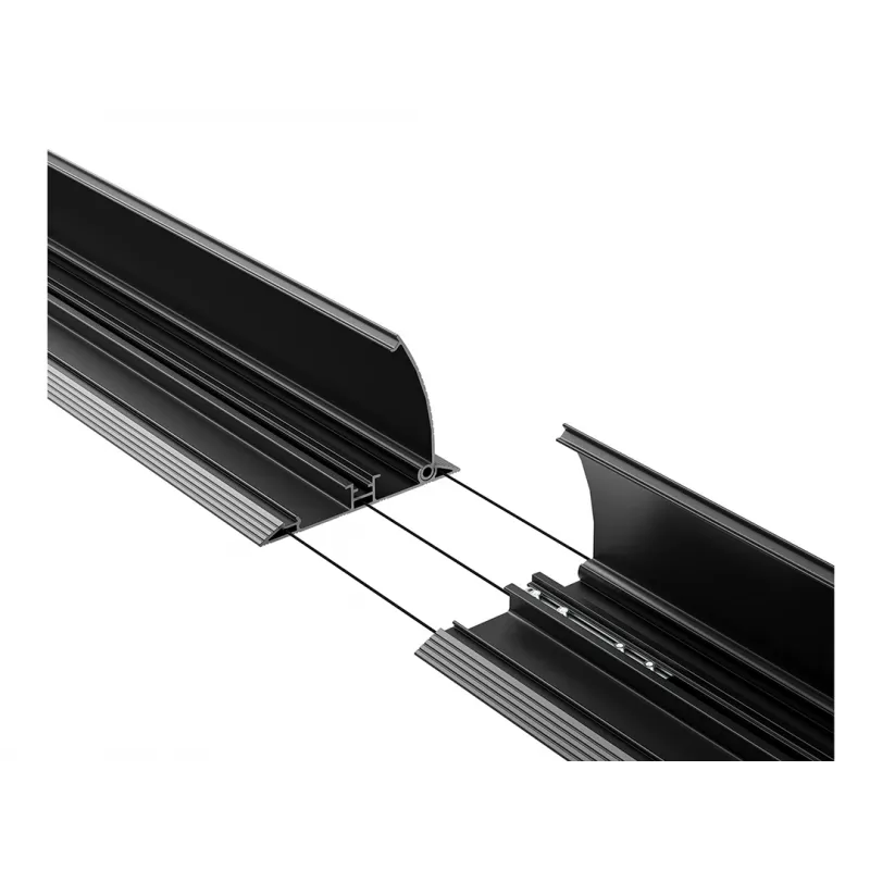 Osłona podłogowa na kable Multibrackets M kabel osłona Floor Czarny 139 mm szer. 2200 mm dł.
