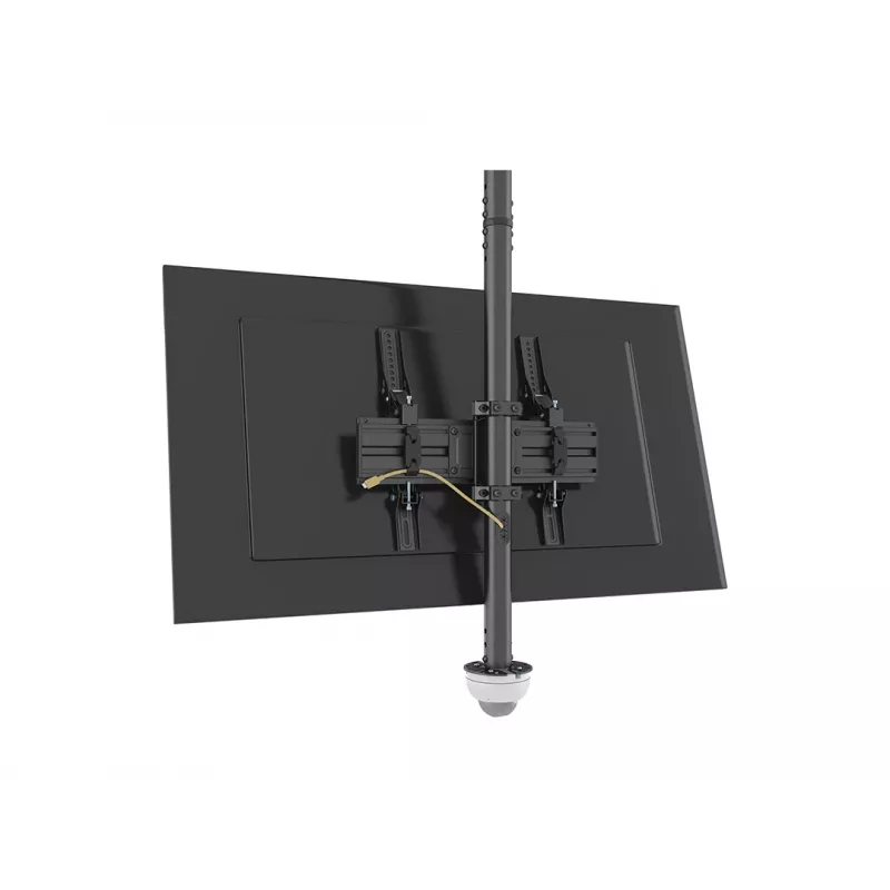 Uchwyt do kamery MULTIBRACKETS M Pro Series — uniwersalny uchwyt do kamer kopułkowych, stal, czarny, 135×55×72 mm