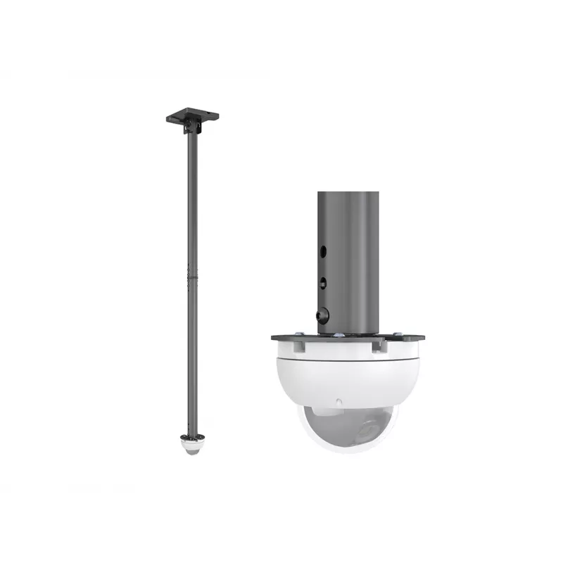 Uchwyt do kamery MULTIBRACKETS M Pro Series — uniwersalny uchwyt do kamer kopułkowych, stal, czarny, 135×55×72 mm