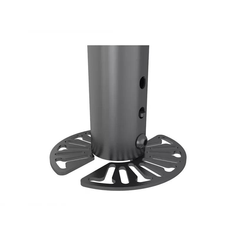 Uchwyt do kamery MULTIBRACKETS M Pro Series — uniwersalny uchwyt do kamer kopułkowych, stal, czarny, 135×55×72 mm