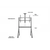 Multibrackets M Collaboration Floorstand 55”–86” Maksymalny udźwig 90 kg