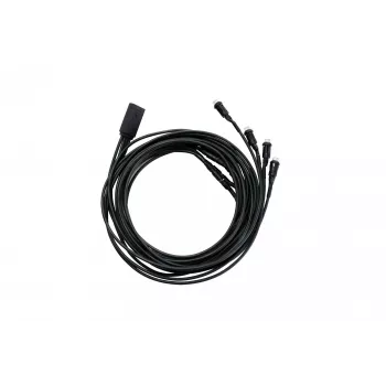 Ochno O-PC-LS-1, Przycisk, Czarny, Elastomer termoplastyczny (TPE), 1.5 m, USB Type-A, Prosty