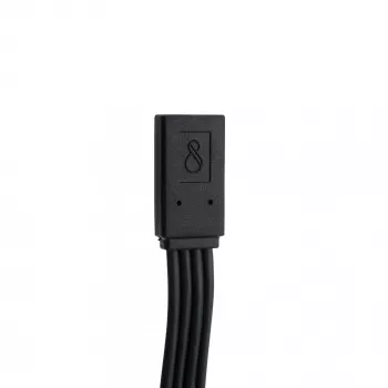 Przejściówka kablowa Ochno O-SBC-200-1 czarna TPE 32 g
