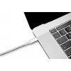 Kabel USB-C do USB-C Ochno O-USBG2-70-1 — USB 3.2 Gen 2, DP Alt Mode 1.4, męski-męski, pleciony, 0,7 m, biały