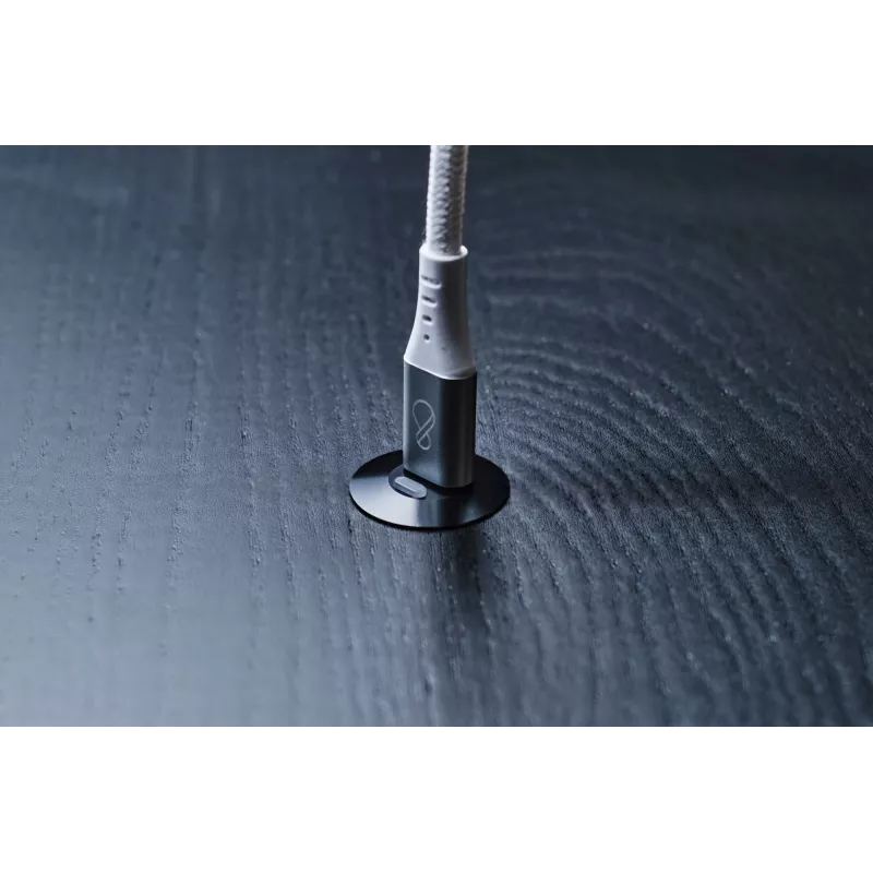 Kabel USB-C do USB-C Ochno O-USBG2-70-1 — USB 3.2 Gen 2, DP Alt Mode 1.4, męski-męski, pleciony, 0,7 m, biały