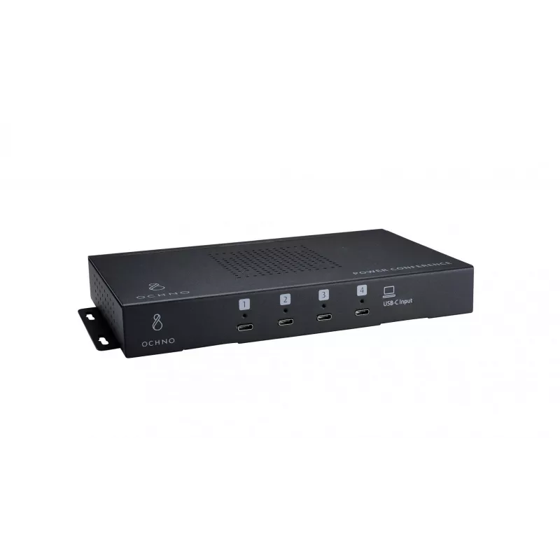 Ochno Power Conference 3 Single, przewodowy, USB 3.2 Gen 2 (3.1 Gen 2) Type-C, 100 W, 1.4/2.3, 10,100 Mbit/s, czarny