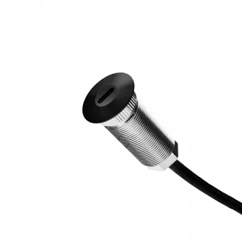 Gniazdo ładowarki USB-C Ochno O-CO-200-BL-1 kabel 2 m, montaż śrubowy, czarny
