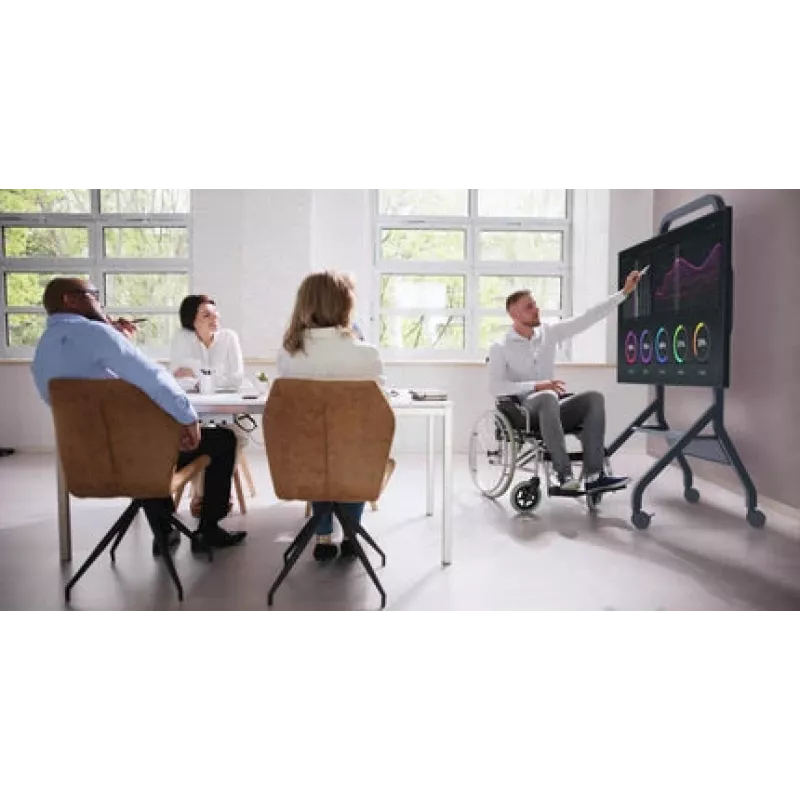 Peerless SR898-EUK uchwyt do wyświetlaczy reklamowych 2,79 m (110 cali) Czarny