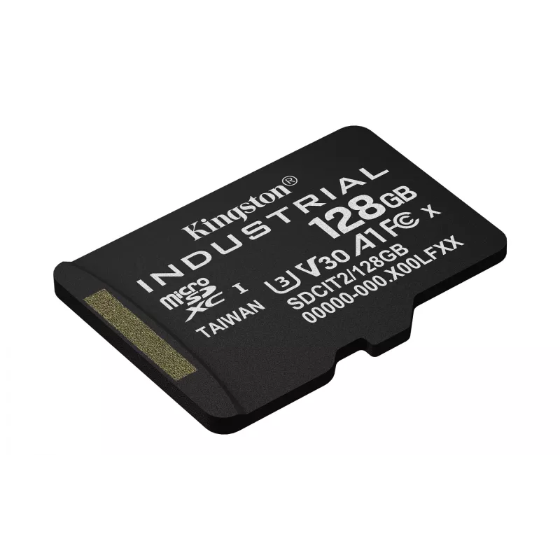 Kingston Technology 128GB microSDXC Industrial C10 A1 pSLC karta pojedyncze opakowanie bez adaptera