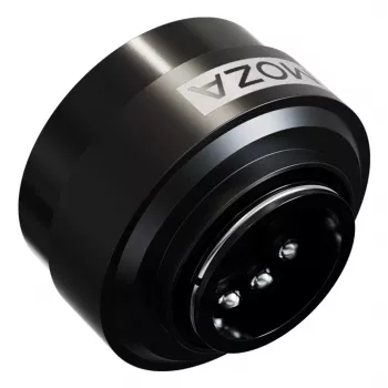 Adapter szybkiego odłączania bazy kierownicy Moza Racing, PC, Adapter szybkiego odłączania, Czarny, Aluminium, Moza, R21, R16, R9