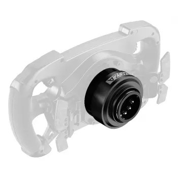 Adapter szybkiego odłączania bazy kierownicy Moza Racing, PC, Adapter szybkiego odłączania, Czarny, Aluminium, Moza, R21, R16, R9
