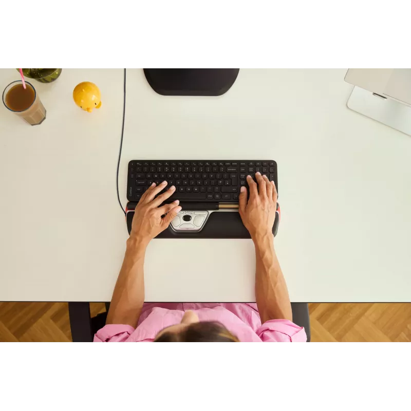 Contour Design Rollermysz czerwony przewodowa mysz ergonomiczna USB-C 2800 DPI 6 przycisków