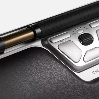 Contour Design Rollermysz czerwony Plus, Klient cienki, Przewodowy - Centralne urządzenie wskazujące - ergonomiczne - dla prawo- i leworęcznych - przewodowe - USB-C