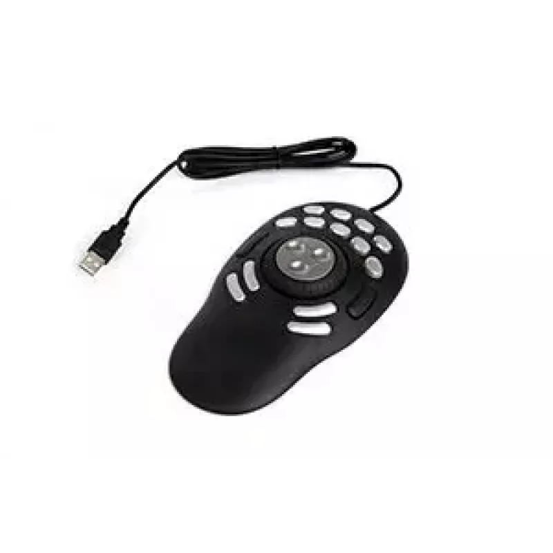 Multimedialny kontroler Contour PRO v2 — USB, srebrno-czarny, 43×77,5×11,5 mm