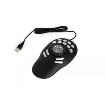 Multimedialny kontroler Contour PRO v2 — USB, srebrno-czarny, 43×77,5×11,5 mm