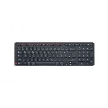 Klawiatura Contour Design Balance DE, bezprzewodowa, pełnowymiarowa (100%), bezprzewodowa, RF Wireless + USB, przełącznik nożycowy, QWERTZ, czarna