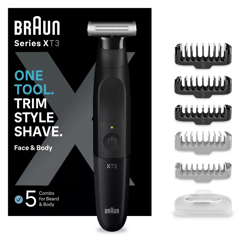 Trymer Braun XT3200 Czarny Akumulator Niklowo-Wodorkowy NiMH 45 min
