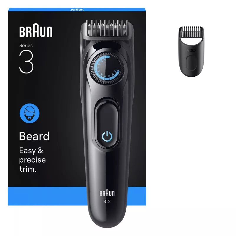 Trymer do brody Braun BT3500 AC/Battery 20 Czarny Precision Trimmer
