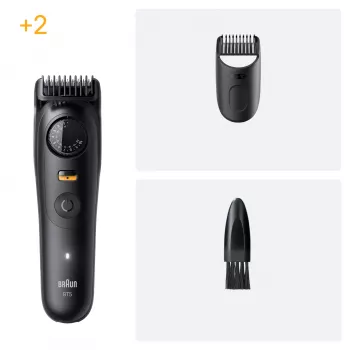 Braun BeardTrimmer 5 BT5500 trymer do brody Zasilanie akumulatorowe 20 2 cm Wet & Dry Czarny