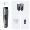 Braun AIO3500 trymery do włosów/maszynka do strzyżenia Czarny, Szary 14 Niklowo-Wodorkowe (NiMH)