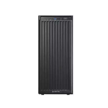Obudowa komputerowa CHIEFTEC BW-01B-OP Midi Tower ATX/ITX, obsługa 6×3,5 inch + 4×2,5 inch, 2×5,25 inch, tył 1×120 mm, SGCC, czarna, 200×510×465 mm