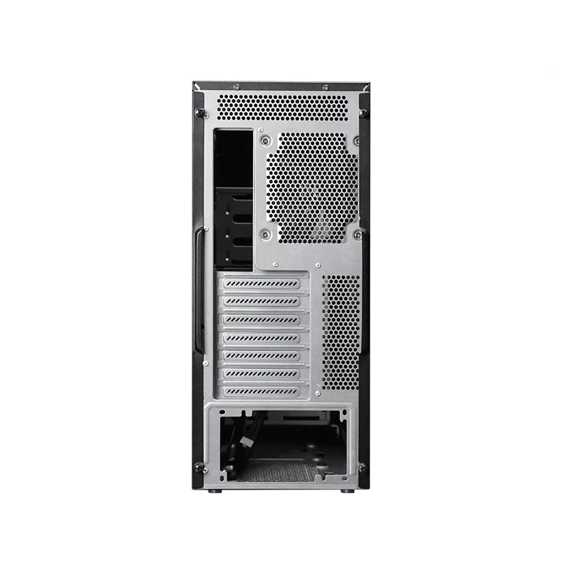 Obudowa komputerowa CHIEFTEC BW-01B-OP Midi Tower ATX/ITX, obsługa 6×3,5 inch + 4×2,5 inch, 2×5,25 inch, tył 1×120 mm, SGCC, czarna, 200×510×465 mm