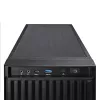 Obudowa komputerowa CHIEFTEC BW-01B-OP Midi Tower ATX/ITX, obsługa 6×3,5 inch + 4×2,5 inch, 2×5,25 inch, tył 1×120 mm, SGCC, czarna, 200×510×465 mm
