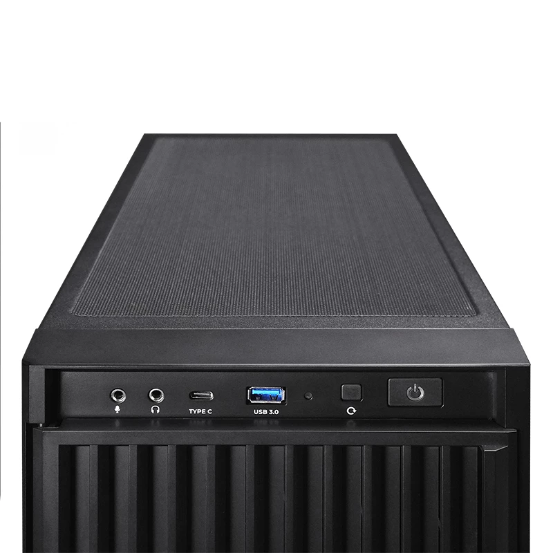Obudowa komputerowa CHIEFTEC BW-01B-OP Midi Tower ATX/ITX, obsługa 6×3,5 inch + 4×2,5 inch, 2×5,25 inch, tył 1×120 mm, SGCC, czarna, 200×510×465 mm