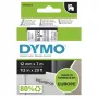 Autentyczne etykiety DYMO D1 | Czarny nadruk na przezroczystej taśmie | 12 mm x 7 m | Samoprzylepne etykiety do drukarek etykiet LabelManager | Wyprodukowano w Europie