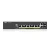 Zyxel GS2220-10HP-EU0101F przełącznik sieciowy Zarządzalny L2 Gigabit Ethernet (10/100/1000) Power over Ethernet (PoE) Czarny