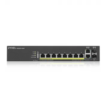 Zyxel GS2220-10HP-EU0101F przełącznik sieciowy Zarządzalny L2 Gigabit Ethernet (10/100/1000) Power over Ethernet (PoE) Czarny