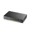 Zyxel GS2220-10HP-EU0101F przełącznik sieciowy Zarządzalny L2 Gigabit Ethernet (10/100/1000) Power over Ethernet (PoE) Czarny