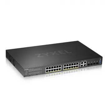 Zyxel GS2220-28HP-EU0101F przełącznik sieciowy zarządzalny L2 Gigabit Ethernet (10/100/1000) Power over Ethernet (PoE) czarny