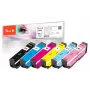 Peach PI200-293 wkład atramentowy 6 szt. Kompatybilny Czarny, Cyjan, Jasny cyjan, Jasny magenta, magenta, Żółty