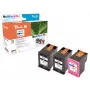 Wkład atramentowy Peach 0F319640 3 szt. Czarny, cyjan, magenta, Żółty