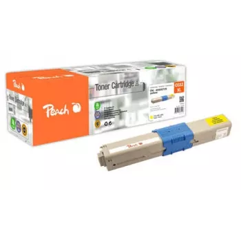 Kaseta z tonerem Peach 112104 1 szt. kompatybilna żółta