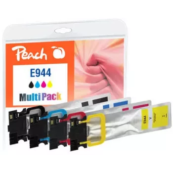 Peach PI200-786 wkład atramentowy 4 szt. Kompatybilny Czarny, Cyjan, magenta, Żółty
