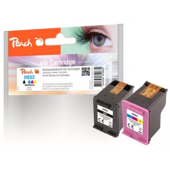 Peach PI300-1045 kaseta z tuszem 2 szt. kompatybilna czarna, cyjan, magenta, żółta