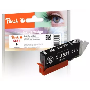 Peach PI100-498 kaseta z tuszem 1 szt. kompatybilna Standardowa wydajność czarna