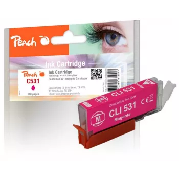 Peach PI100-501 kaseta z tuszem 1 szt. kompatybilna Standardowa wydajność magenta