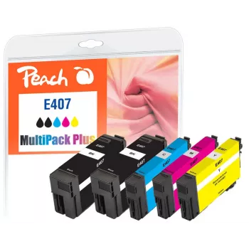 Peach PI200-938 kaseta z tuszem 5 szt. kompatybilna czarna, cyjan, magenta, żółta