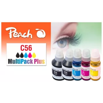 Peach 321698 wkład atramentowy 5 szt. Kompatybilny Standardowa wydajność Czarny, Cyjan, Purpurowy, Żółty